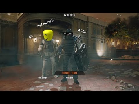 2v5 Rainbow Six Siege CLUTCH
