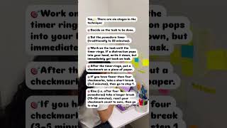 The Pomodoro Technique🎯 Boost your productivity with the Pomodoro Technique!#promodoro #studyfocus