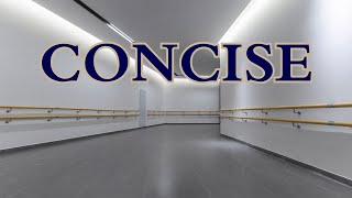 What is the meaning of Concise?