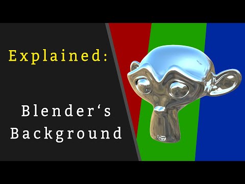 Blender Explained - Controlling the Background / World