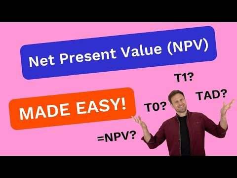 NPVs made easy! Learn to use the =NPV function to save time, and lay out your workings properly