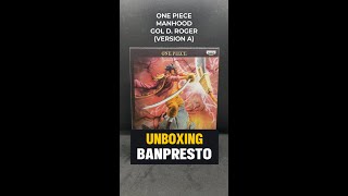 UNBOXING! ‪@BANDAISPIRITS BANPRESTO - ONE PIECE FIGURE MANHOOD - GOL D. ROGER VERSION A #asmr
