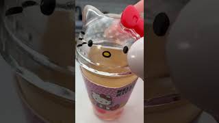 I love BOBA!! #shorts #miniverse #minifood #minis #boba  #tinyfood #sanrio
