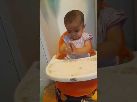 Alizay Eat Rice #beautiful #babygirl #nice #enjoy #funny #cute #smiling#short  #germany