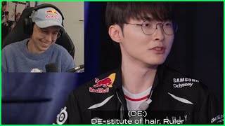FAKER'S HUMOUR | CAEDREL REACTS TO LCK OPENING DRAFT