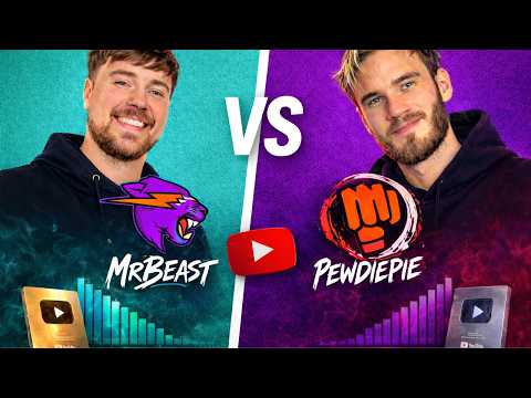 MrBeast Vs PewDiePie 2010 - 2025 | Total Breakdown
