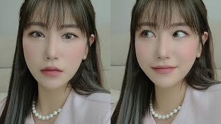 (eng) 레트로 느낌 뿜뿜! 오묘한 그레이쉬 퍼플 메이크업💜 soft purple makeup