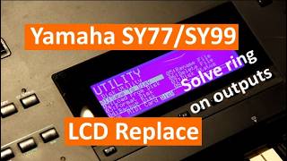 Yamaha SY77 LCD Replacement - Detailed!
