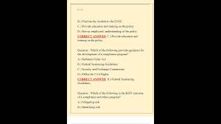CERTIFIED COMPLIANCE AND ETHICS PROFESSIONAL CCEP CERTIFICATION STUDY RESOURCES