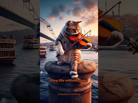 What if a cat played the violin… How would it make you feel?😻🎻🎶🎶🎶🎶🎵🎵