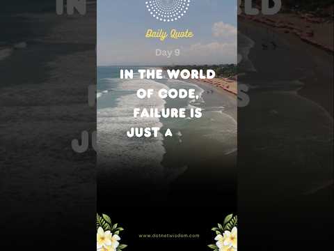 Motivation for Coders - Day 9 #motivation #softwaredeveloper