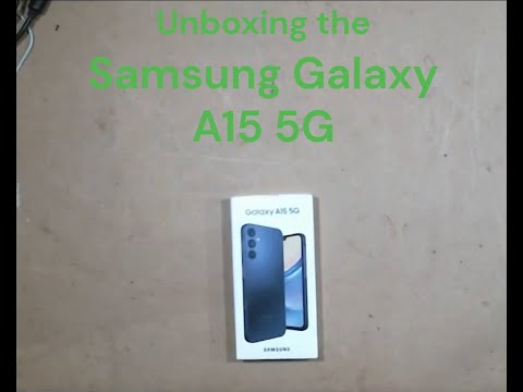 Samsung Galaxy A15 5G Unboxing