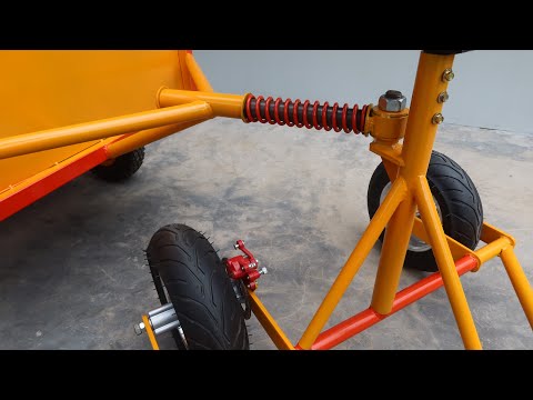 Build A Smart Electric Scooter With Reverse Function And Combine Mini Wagon For Workshop