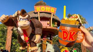 Visiting Donkey Kong Country at Super Nintendo World  🍌🌴🍌  Universal Studios Japan