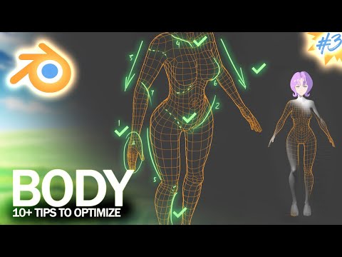 10+ Tips For Modelling BODY in Blender | Anime Girl Process #3