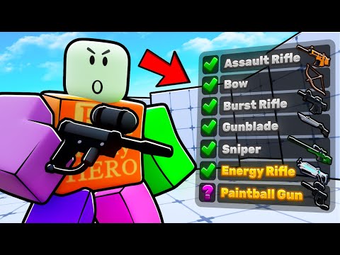 WINNING with EVERY WEAPON In Roblox Rivals!