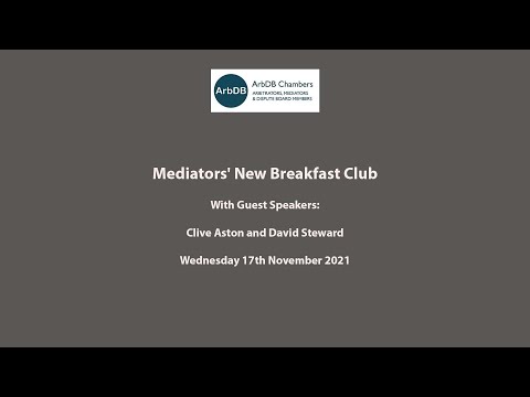 Mediators New Breakfast Club - 17th November 2021