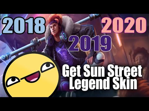 How to get Sun Street Legend Skin using lucky gem | Mobile Legends
