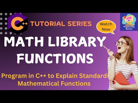 C++ Math Library | Mathematical Functions in C++