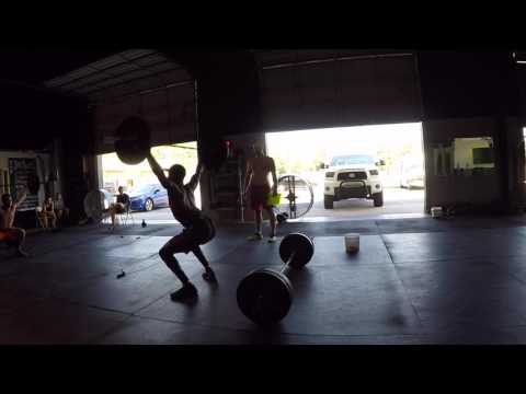 WEEK 1, WOD 2- 7min AMRAP of, 21-15-9, DL-OHS-25DUs BY RPM FITNESS