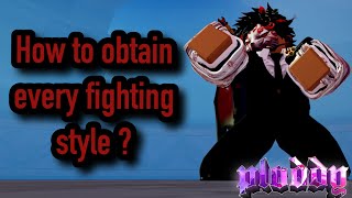 How To Obtain EVERY Fighting Style In Roblox Kaizen ? 