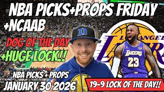 NBA Picks Today Friday 1/30/2026 | Free NBA Best Bets, Player Props, and Predictions