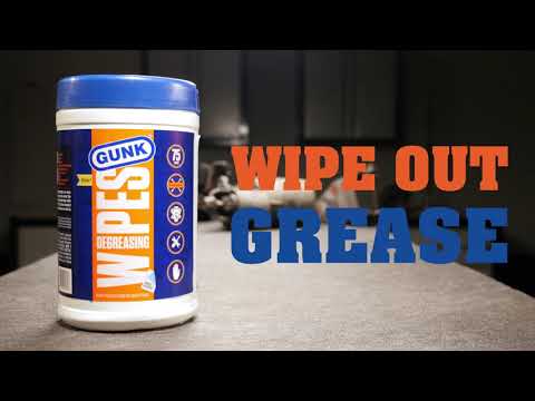 NEW! GUNK Degreasing Wipes