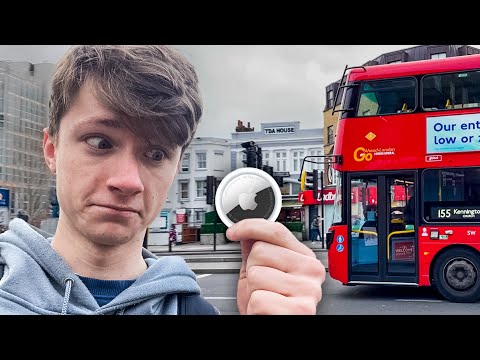 Leaving an AirTag on a London Bus for 7 DAYS