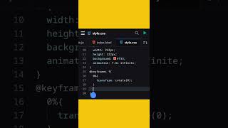 Create CSS and html animaation