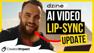 Dzine AI Video Lip Sync Just Got a MASSIVE Upgrade (Video 2 Video!)