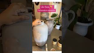 Quick and simple Old vases made new!