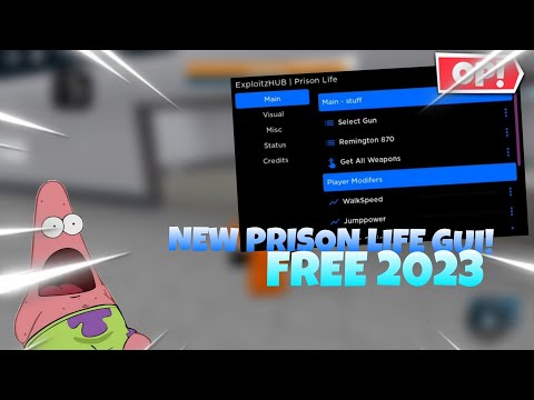 *OP* Prison Life OP GUI | ExploitzHub | Free 2023 | Arceus x• Fluxus• Hydrogen• Delta