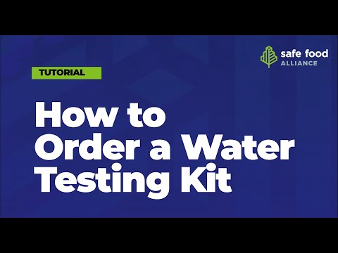 How to Order Your Water Testing Kit