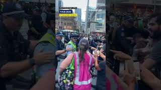 Video shows police repeatedly punching man at anti-Herzog protests