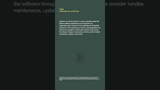 SaaS - Software as a Service - Security+