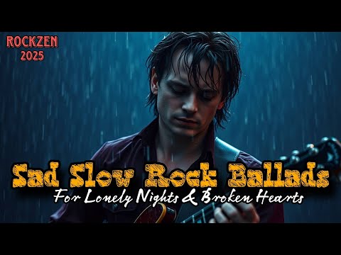 Emotional Rock Ballads 2025 | Sad Slow Rock for Broken Souls 💔🎶🌧️