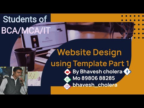 website template design part 1