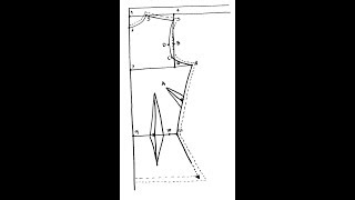 (SIMPLE) HOW TO DRAFT A BASIC BODICE PATTERN WITH DART