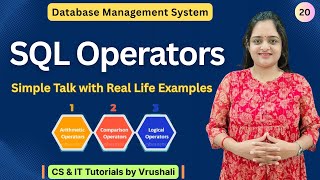 DBMS 20: All SQL Operators with Examples | #dbmslectures