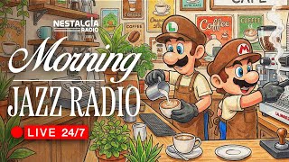 Nintendo Morning Jazz Radio 24/7 🎷🎶 | Nestalgia Radio 📡🔴