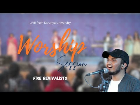 Powerful Worship at Karunya University | Fire Revivalists | Livin Paul