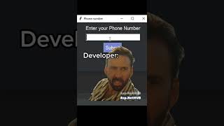 How every developer will see their users. #codingmeme #viral #shorts #shortsvideo #viral #funny