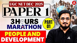 UGC NET Paper 1 | People Development And Environment UGC NET Marathon | UGC NET People & Environment