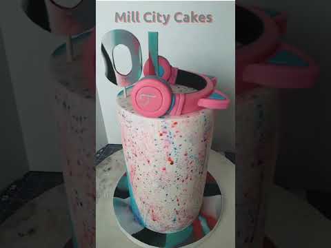 Tik Tok Themed Cake