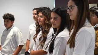 McAllen ISD Student Ambassadors tour Texas A&M Higher Education Center