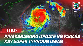 LIVE: PAGASA gives latest update on Super Typhoon #UwanPH as of 11:00 AM | November 9