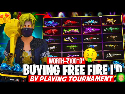 DAY 4🎯OF🤑 PURCHASING FREE FIRE I'D🥶BY PLAYING SOLO TOURNAMENT🏆#tipsandtricks #evomax #ump #hyperbook