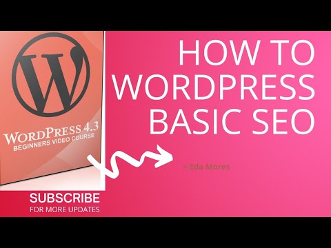 HOW TO wordpress basic seo#youtube