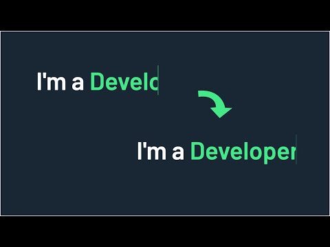 Create a Stunning Text Typing Animation Using HTML & CSS | Without JavaScript | Within 5 minutes
