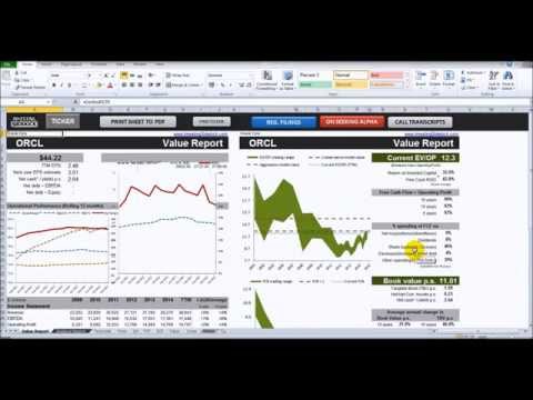 Investing Sidekick Excel Short Tutorial HD